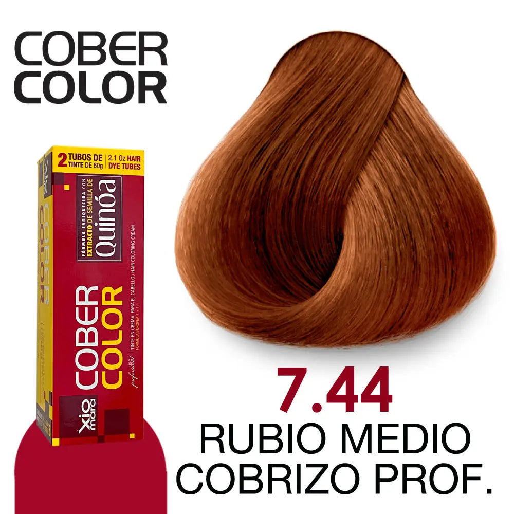 TINTE XIOMARA CC7.44 MEDIO COBRIZO PROFUNDO 120GR Perfumería la Mora