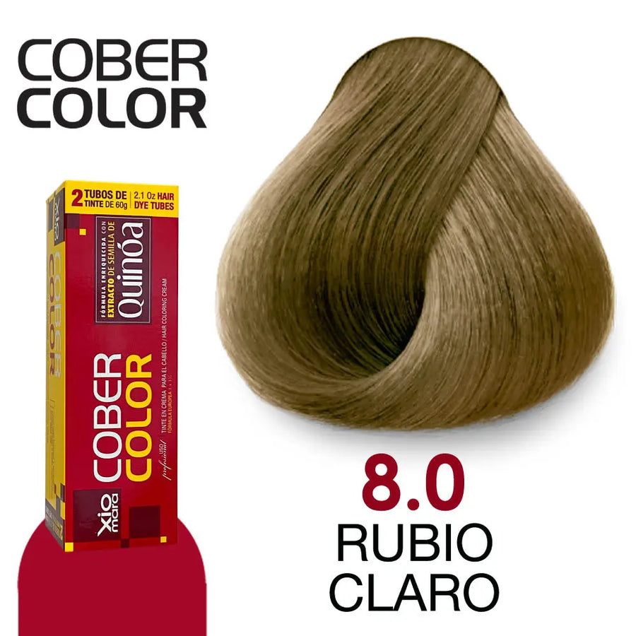 TINTE XIOMARA CC8.0 RUBIO CLARO 120GR Perfumería la Mora