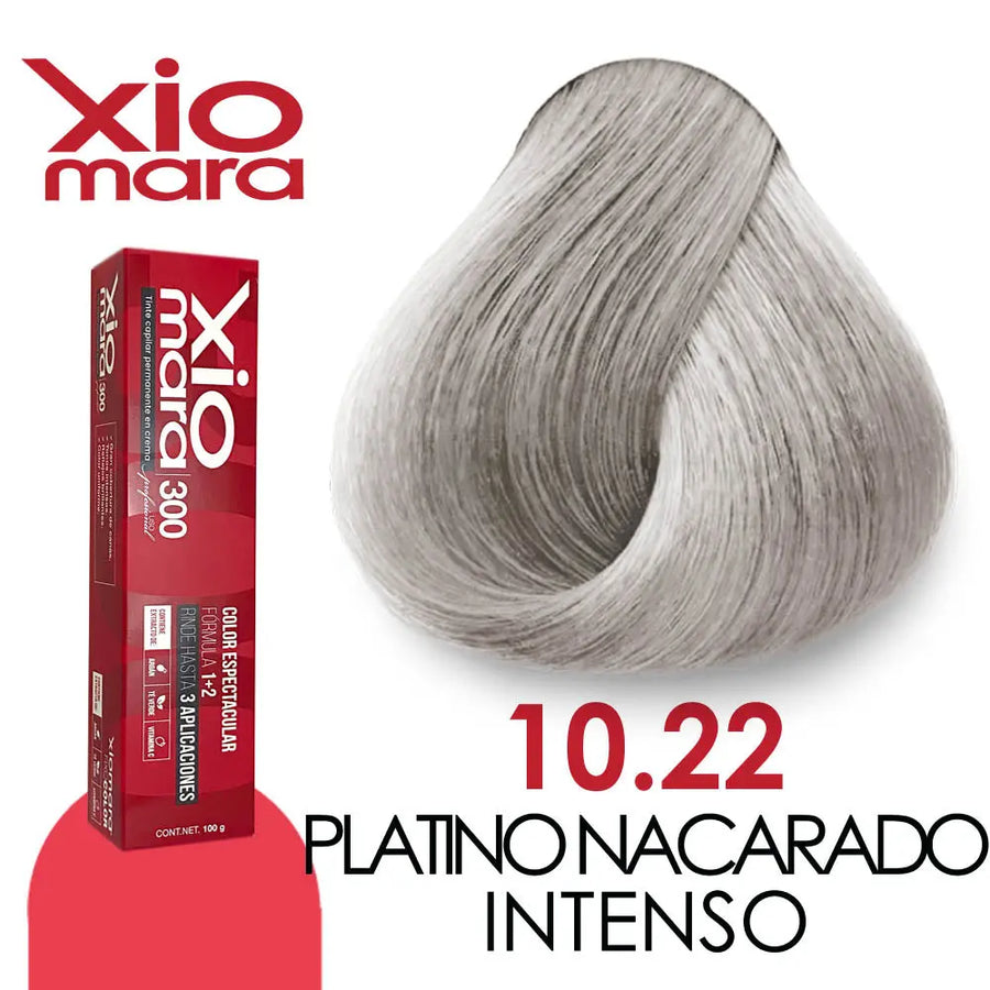 TINTE XIOMARA X10.22 PLATINO NACARADO INTENSO 100 GR Perfumería la Mora