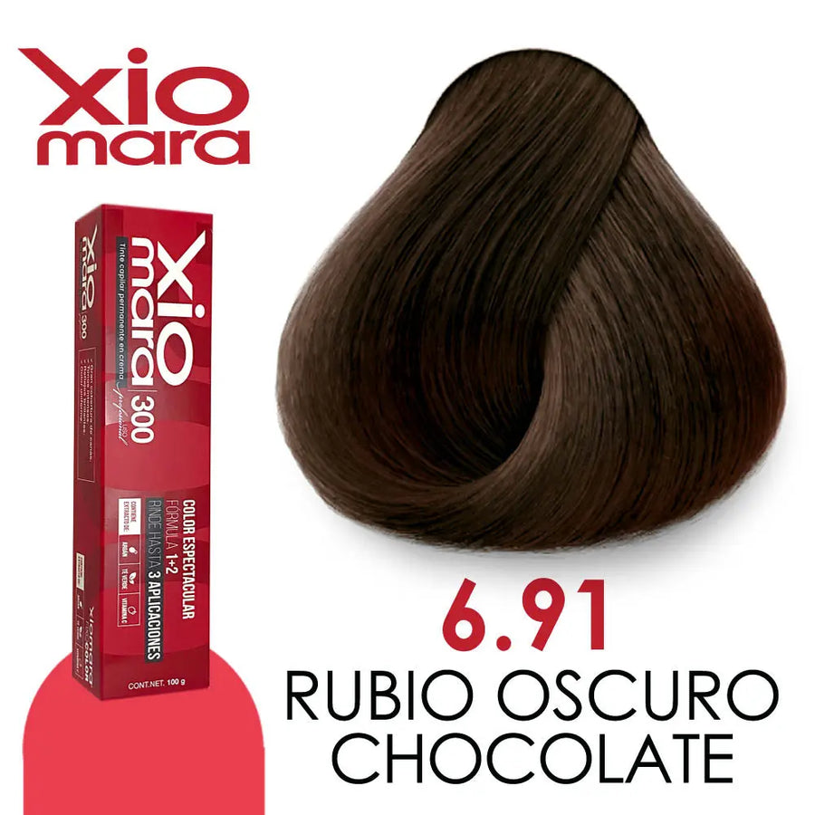 TINTE XIOMARA X6.91 RUBIO OSCURO CHOCOLATE 100 GR Perfumería la Mora