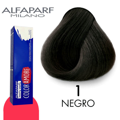 ALFAPARF COLOR AMORE TINTE CA1 NEGRO 90 ML