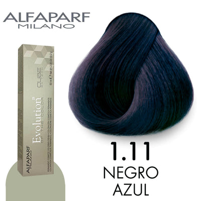 ALFAPARF TINTE 1.11 NEGRO AZUL 58.2 GR