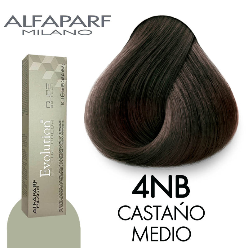 ALFAPARF TINTE 4NB CASTAÑO MEDIO 58.2 GR