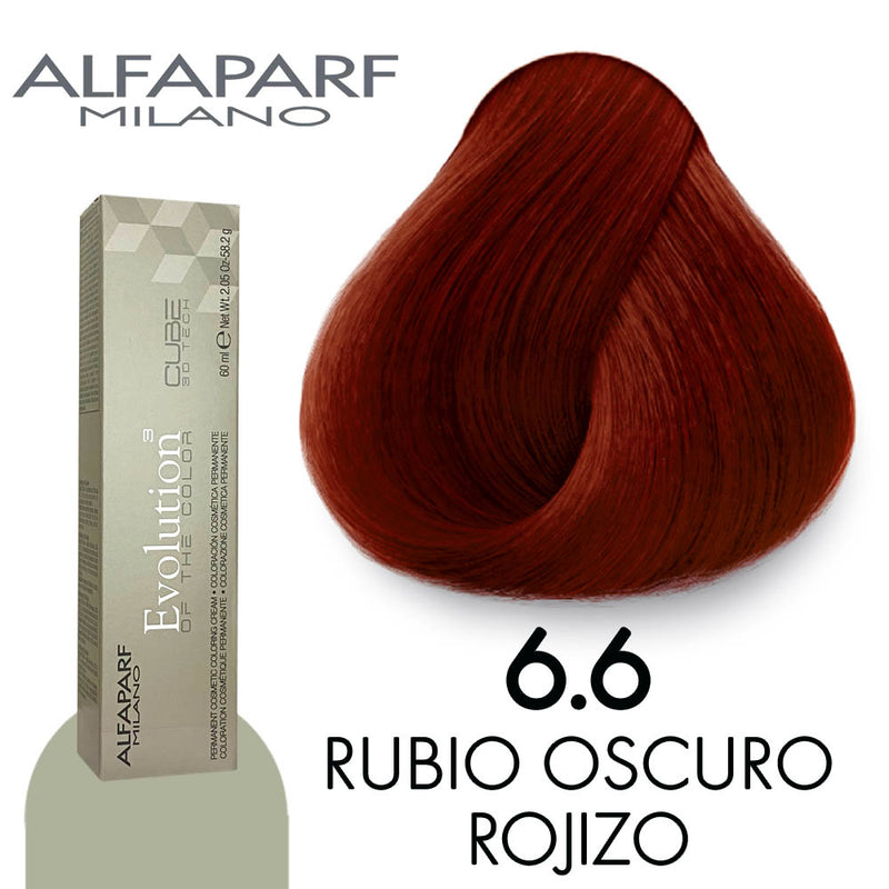 ALFAPARF TINTE 6.6 RUBIO OSCURO ROJIZO 58.2 GR