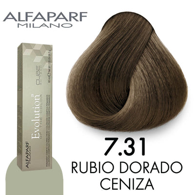 ALFAPARF TINTE 7.31 RUBIO DORADO CENIZA