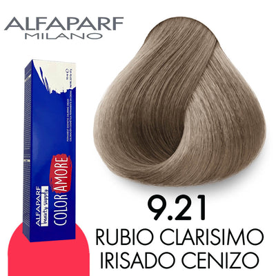 ALFAPARF COLOR AMORE TINTE CA9.21 RUBIO CLARISIMO IRISADO CENIZO 90 ML