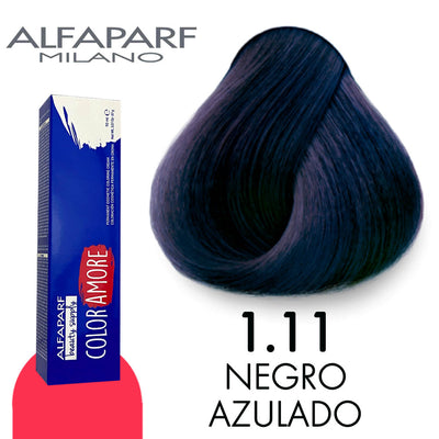 ALFAPARF COLOR AMORE TINTE CA1.11 NEGRO AZULADO 90 ML