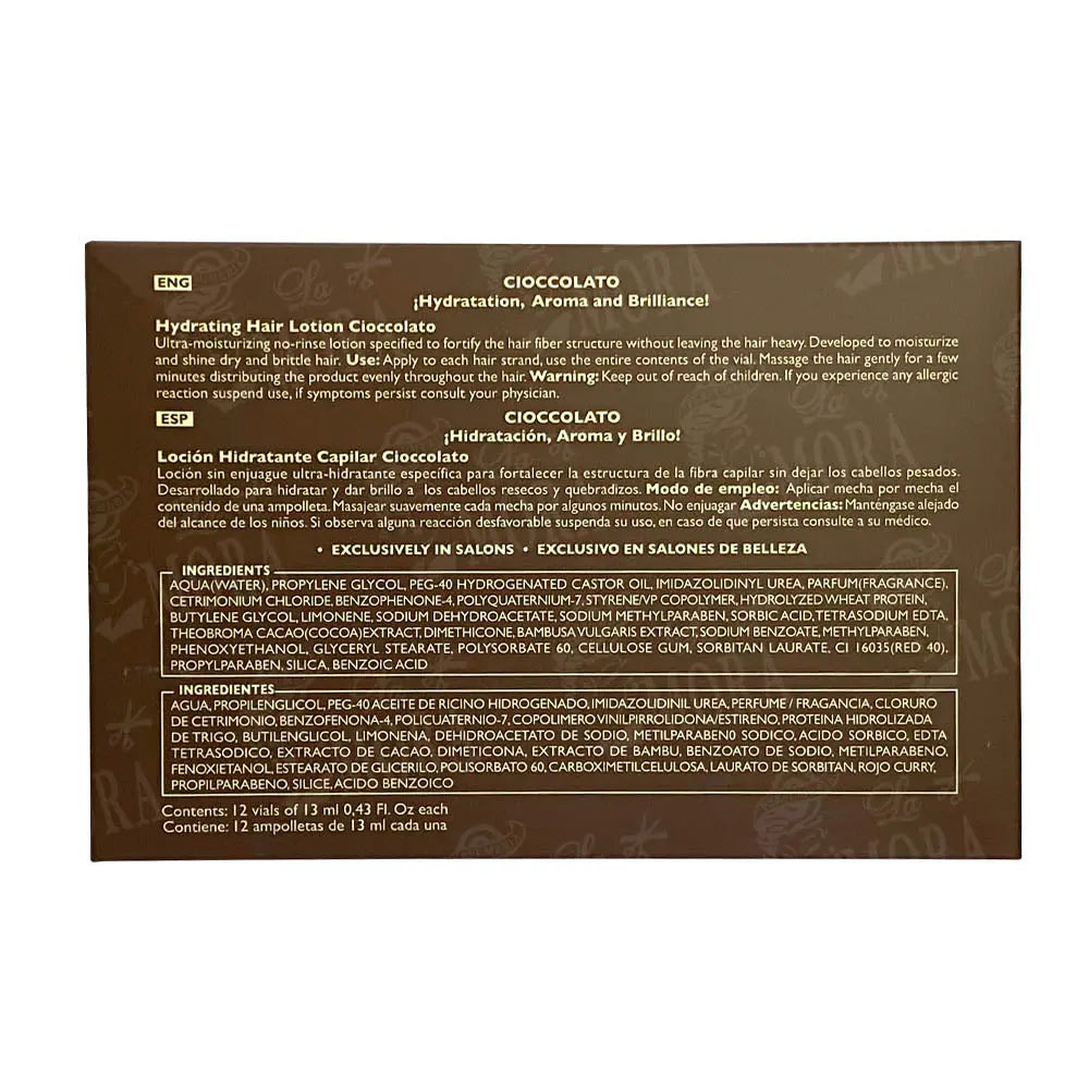 Tratamiento Para Cabello Ampolleta Alfaparf Cioccolato 120Ml Perfumería la Mora